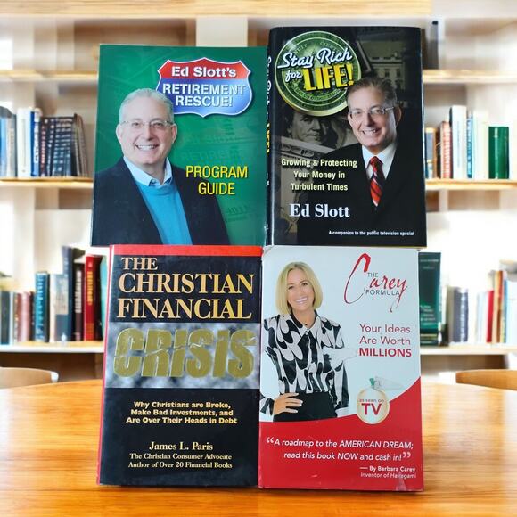 Financial Book Bundle (4) – Retirement & Ideas - Picture 1 of 15